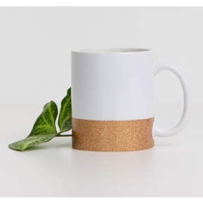 Cup with glitter accent
