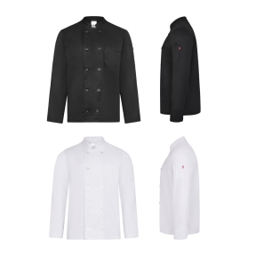 VL BACO. Long-sleeved kitchen jacket (190 g/m²)