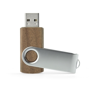 USB flash drive TWISTER WALNUT 8 GB