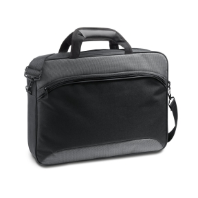 SANTANA. 15'6" Laptop briefcase in 2 Tone 600D and 300D polyester