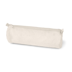 SCHOOLI. 100% cotton canvas pencil case (290 g/m²) with a cylindrical design