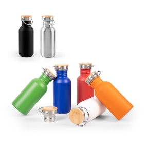 EWING. Single-wall stainless steel bottle (90% recycled)