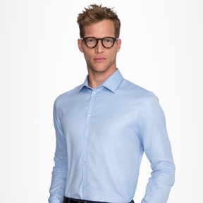 Men's herringbone shirt BRODY