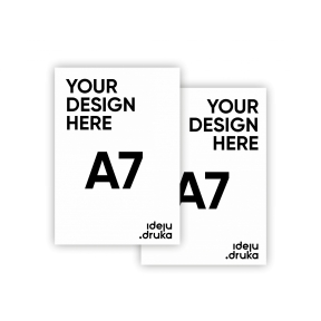 Double-sided flyers A7