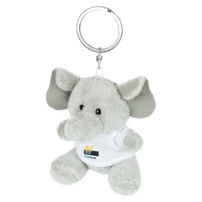 Plush elephant, keyring | Hugo