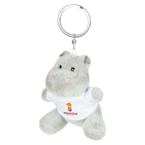 Plush hippo, keyring | Patsy
