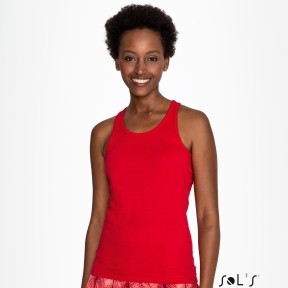 Women's sleeveless T-shirt JUSTIN