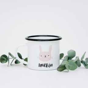 Girls mug "Hare" with name