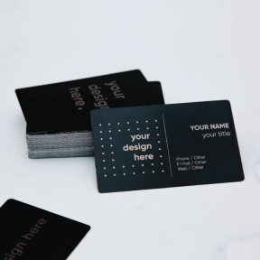 Metal business cards