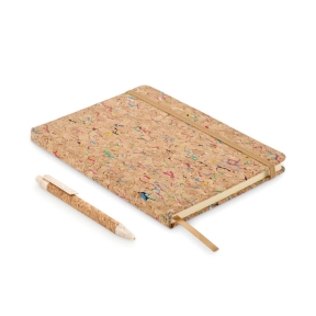 A5 cork coloured notebook
