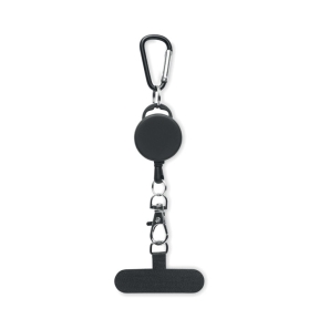 Retractable phone holder