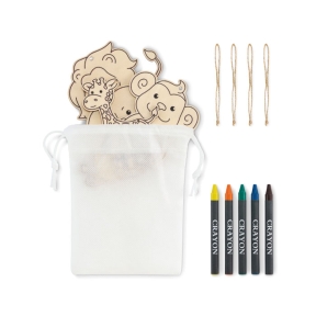 Wooden hangers set