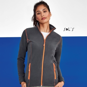 Women's micro fleece zipped jacket NOVA