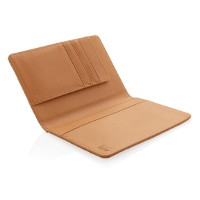Cork secure RFID passport cover
