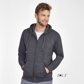 Jacket with hood and zipper SEVEN