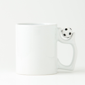 Mug with soccer ball