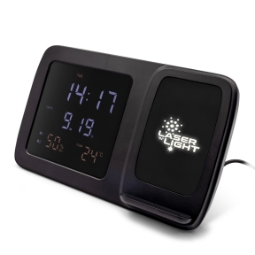 Wireless charger 5W-15W Exclusive Collection, multifunctional digital clock | Isha