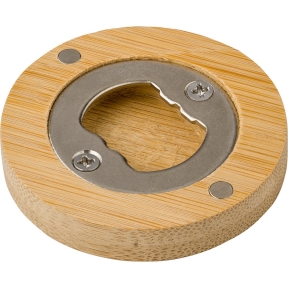 Bamboo bottle opener