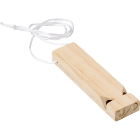 Whistle with neck cord