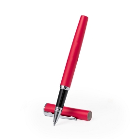 Roller ball pen with cap