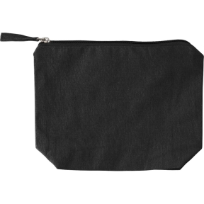 Recycled cotton cosmetic bag