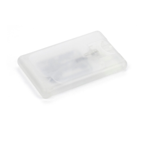 Antibacterial hand spray "credit card"