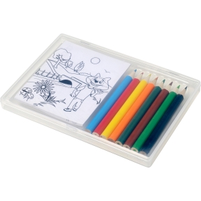 Drawing set, colouring pencils