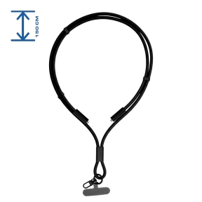 Phone lanyard with data transfer and charging cable | Bassam