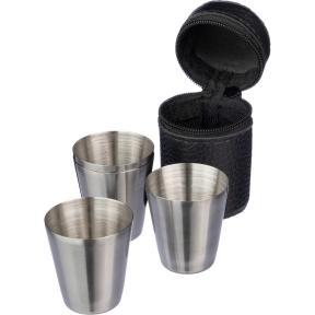 Metal glasses set