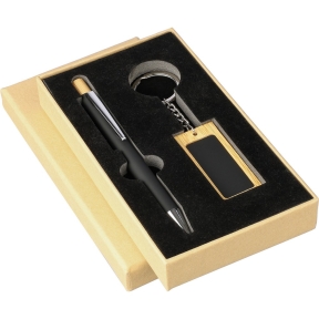 Gift set, ballpen, keychain