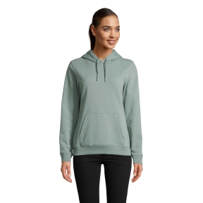 Women's sweatshirt with hood NICHOLAS