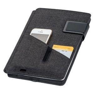 Document folder with power bank LENO