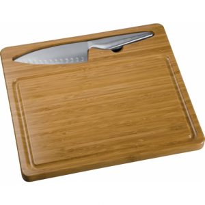 Set of wooden board with knife MANTOVA
