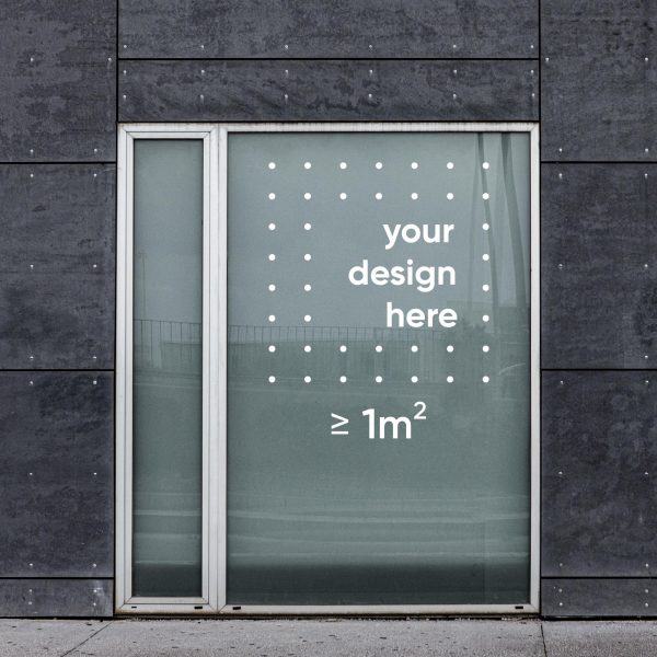 Plotted stickers up to 1000cm²