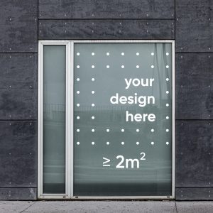 Plotted stickers up to 1000cm²