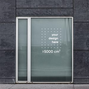 Plotted stickers up to 1000cm²