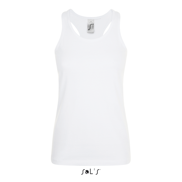 Women's sleeveless T-shirt JUSTIN