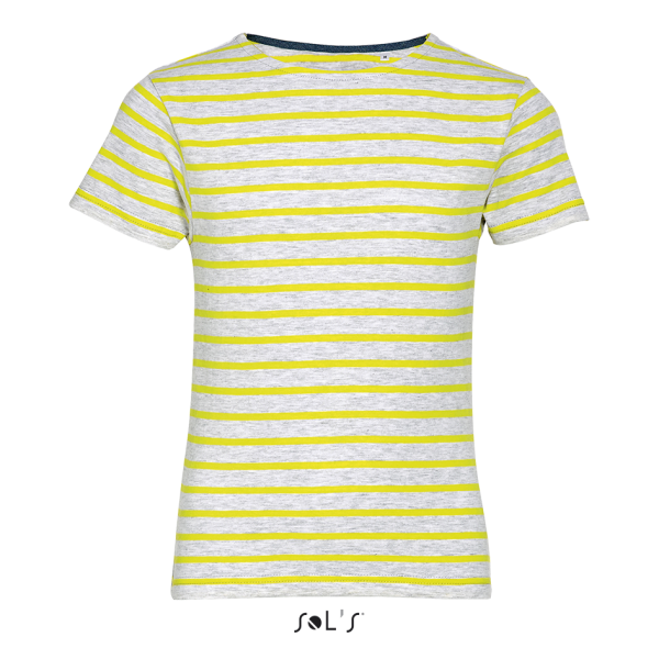 Round neck striped T-shirt MILES