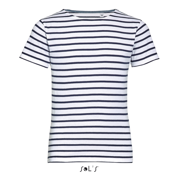 Round neck striped T-shirt MILES