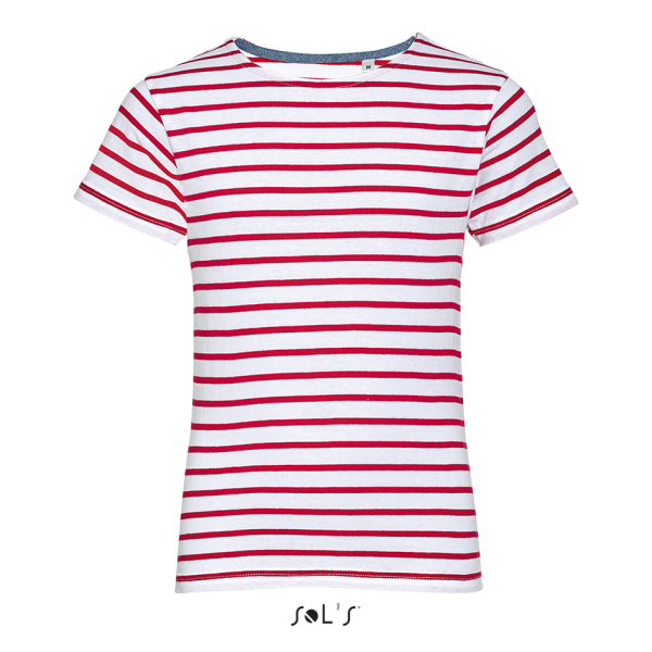 Round neck striped T-shirt MILES