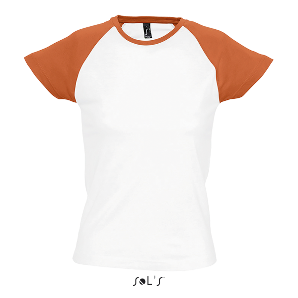 Women's baseball T-Shirt MILKY