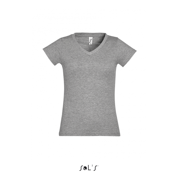 Women's T-shirt with a V-neck MOON