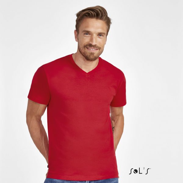 Women's T-shirt with a V-neck MOON