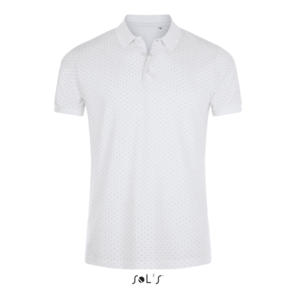 Puffy polo shirt • The Idea print