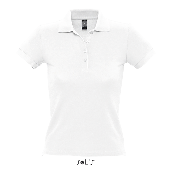 Thick knit women's polo shirt PEOPLE
