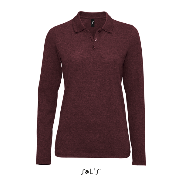 Women's SLIM-FIT long-sleeved polo shirt PERFECT LSL