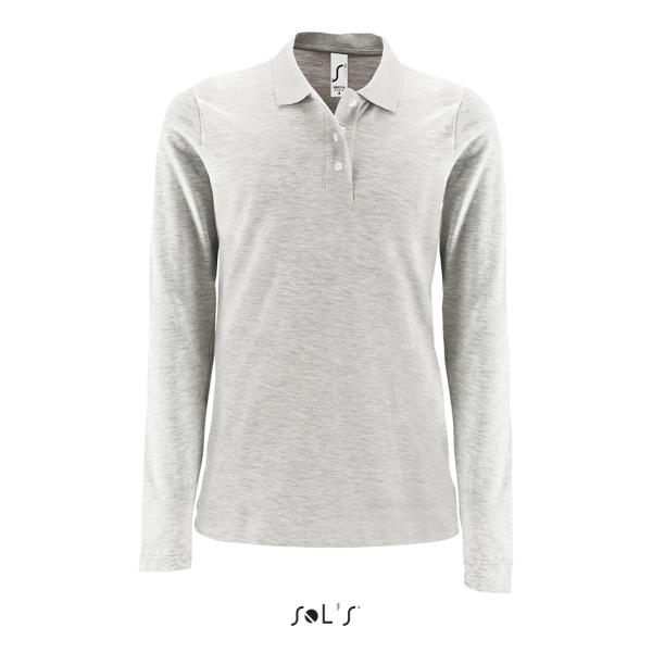 Women's SLIM-FIT long-sleeved polo shirt PERFECT LSL