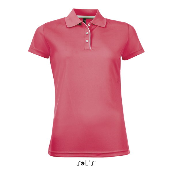 Women's sports polo shirt