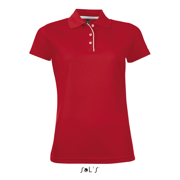 Women's sports polo shirt