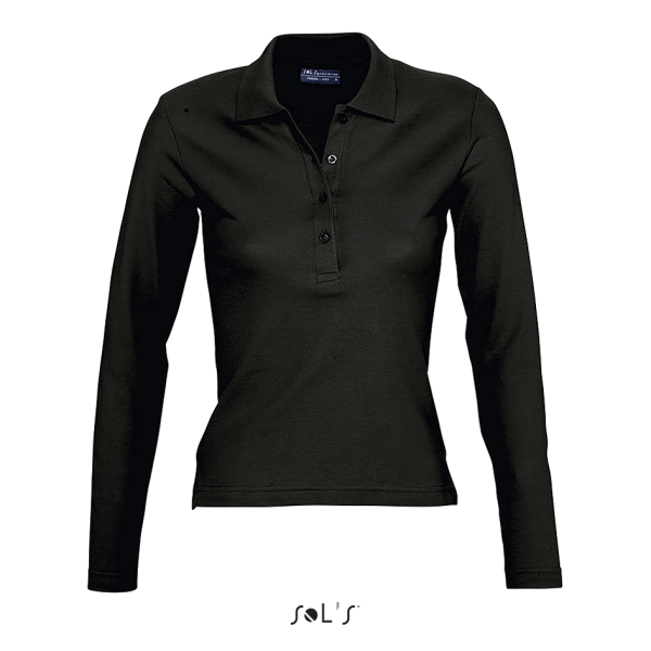 Women's long sleeve polo shirt PODIUM